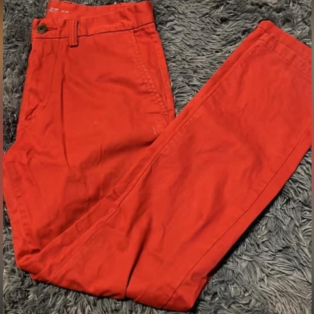 Men’s Muted Red Khaki Pants